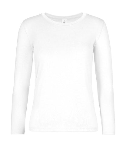 T shirt femme manches longues épais 100 % coton - E190