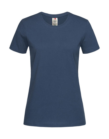 T shirt femme léger 100 % coton bio-stedman-11705