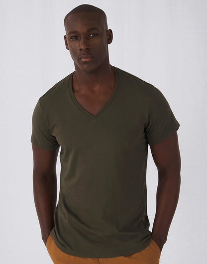 T-shirt bio homme léger col V - inspire v-